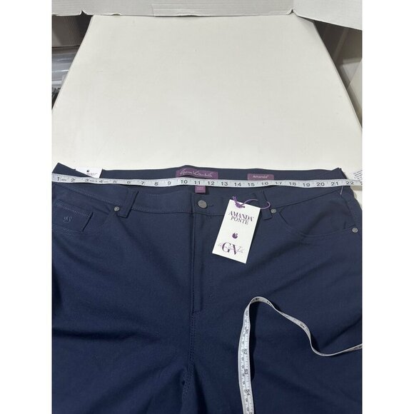Gloria Vanderbilt Amanda Ponte Classic Rise size 22W Average NWT - Picture 5 of 7
